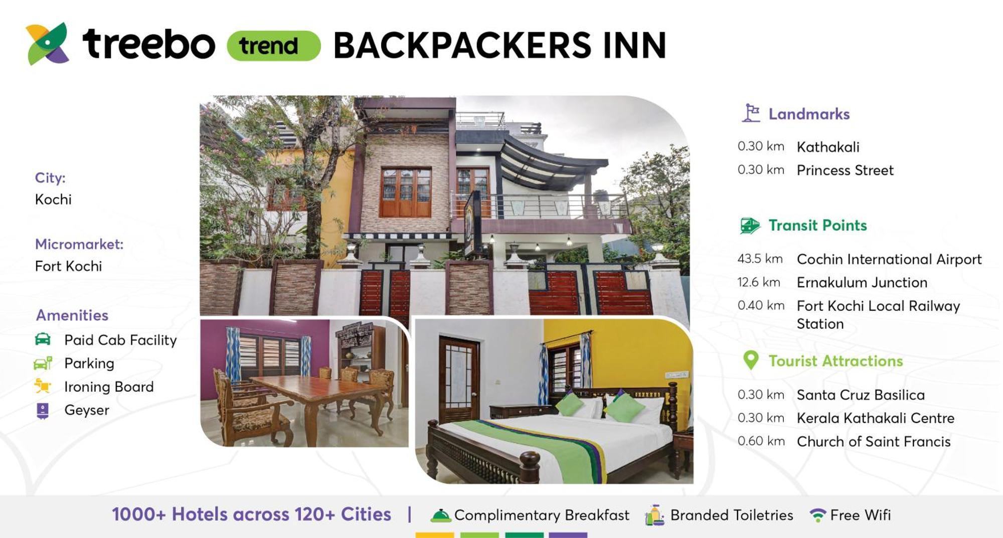 Treebo Backpackers Inn Kochi Екстер'єр фото